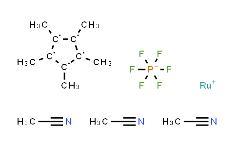 CAS No. 99604-67-8, Tris(acetonitrile)pentamethylcyclopentadienylruthenium(II) hexafluorophosphate
