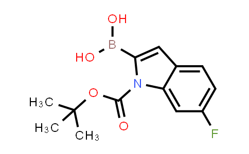 1000068-26-7 | (1-(tert-Butoxycarbonyl)-6-fluoro-1H-indol-2-yl)boronic acid