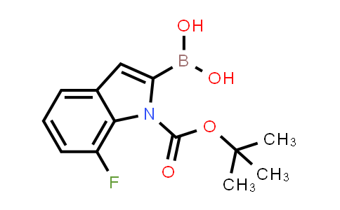 1000068-65-4 | 1H-Indole-1-carboxylic acid, 2-borono-7-fluoro-, 1-(1,1-dimethylethyl) ester