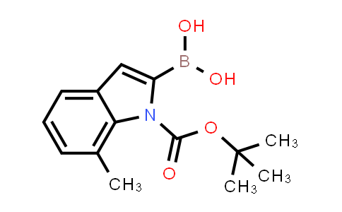 1000068-66-5 | 1H-Indole-1-carboxylic acid, 2-borono-7-methyl-, 1-(1,1-dimethylethyl) ester