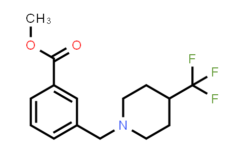 1000339-86-5 | Benzoic acid, 3-[[4-(trifluoromethyl)-1-piperidinyl]methyl]-, methyl ester