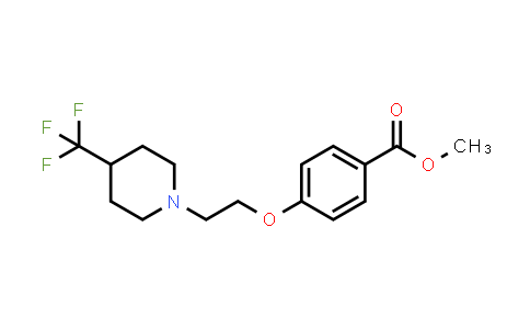 1000339-87-6 | Benzoic acid, 4-[2-[4-(trifluoromethyl)-1-piperidinyl]ethoxy]-, methyl ester