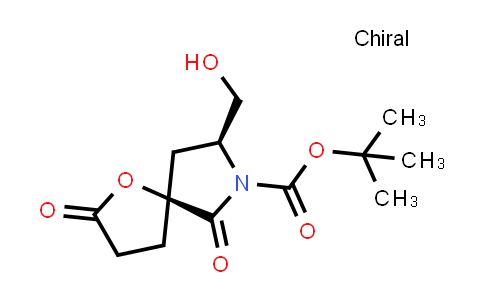 1000358-61-1 | 1-Oxa-7-azaspiro[4.4]nonane-7-carboxylic acid, 8-(hydroxymethyl)-2,6-dioxo-, 1,1-dimethylethyl ester, (5S,8S)-