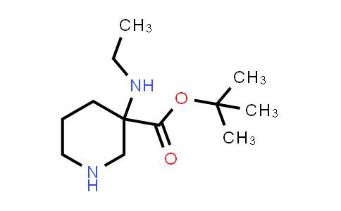 1000576-95-3 | tert-Butyl 3-(ethylamino)piperidine-3-carboxylate