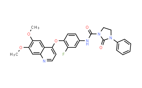 1000850-34-9 | 1-Imidazolidinecarboxamide, N-[4-[(6,7-dimethoxy-4-quinolinyl)oxy]-3-fluorophenyl]-2-oxo-3-phenyl-
