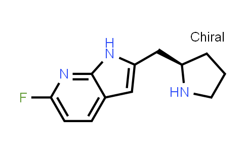 1001069-57-3 | 1H-Pyrrolo[2,3-b]pyridine, 6-fluoro-2-[(2R)-2-pyrrolidinylmethyl]-