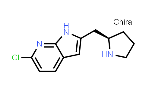 1001069-58-4 | 1H-Pyrrolo[2,3-b]pyridine, 6-chloro-2-[(2R)-2-pyrrolidinylmethyl]-