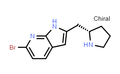 1001069-70-0 | 1H-Pyrrolo[2,3-b]pyridine, 6-bromo-2-[(2S)-2-pyrrolidinylmethyl]-