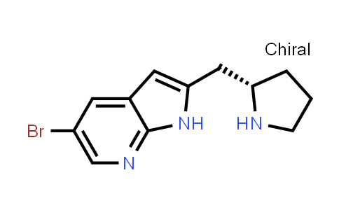 1001069-71-1 | 1H-Pyrrolo[2,3-b]pyridine, 5-bromo-2-[(2S)-2-pyrrolidinylmethyl]-