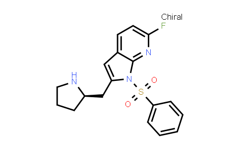 1001070-30-9 | 1H-Pyrrolo[2,3-b]pyridine, 6-fluoro-1-(phenylsulfonyl)-2-[(2R)-2-pyrrolidinylmethyl]-