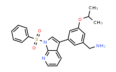 1001414-25-0 | Benzenemethanamine, 3-(1-methylethoxy)-5-[1-(phenylsulfonyl)-1H-pyrrolo[2,3-b]pyridin-3-yl]-