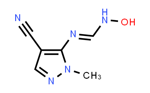 1001629-50-0 | Methanimidamide, N'-(4-cyano-1-methyl-1H-pyrazol-5-yl)-N-hydroxy-