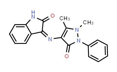 1001735-55-2 | 2H-Indol-2-one, 3-[(2,3-dihydro-1,5-dimethyl-3-oxo-2-phenyl-1H-pyrazol-4-yl)imino]-1,3-dihydro-, (3Z)-