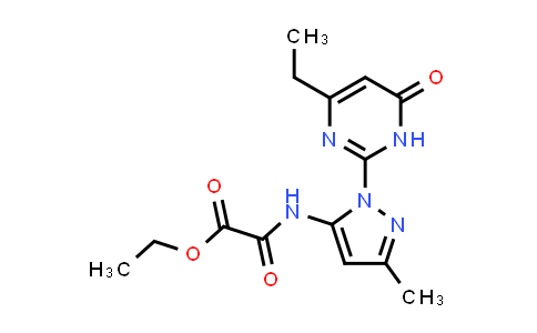 1002483-66-0 | Ethyl 2-((1-(4-ethyl-6-oxo-1,6-dihydropyrimidin-2-yl)-3-methyl-1H-pyrazol-5-yl)amino)-2-oxoacetate