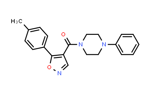 1003559-14-5 | Methanone, [5-(4-methylphenyl)-4-isoxazolyl](4-phenyl-1-piperazinyl)-