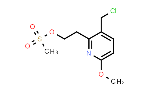 1003589-87-4 | 2-(3-(Chloromethyl)-6-methoxypyridin-2-yl)ethyl methanesulfonate