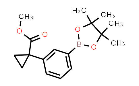 1004294-83-0 | Methyl 1-[3-(4,4,5,5-tetramethyl-1,3,2-dioxaborolan-2-yl)phenyl]cyclopropanecarboxylate