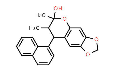 1005070-79-0 | 6H-1,3-Dioxolo[4,5-g][1]benzopyran-6-ol, 7,8-dihydro-6,7-dimethyl-8-(1-naphthalenyl)-
