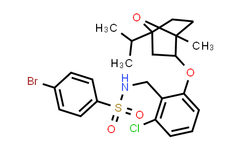 1005073-58-4 | Benzenesulfonamide, 4-bromo-N-[[2-chloro-6-[[1-methyl-4-(1-methylethyl)-7-oxabicyclo[2.2.1]hept-2-yl]oxy]phenyl]methyl]-