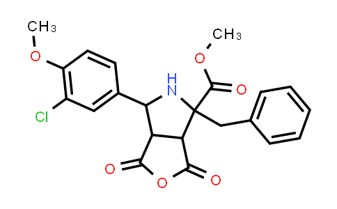1005240-82-3 | 1H-Furo[3,4-c]pyrrole-4-carboxylic acid, 6-(3-chloro-4-methoxyphenyl)hexahydro-1,3-dioxo-4-(phenylmethyl)-, methyl ester