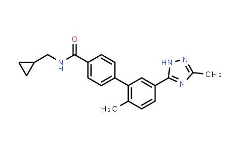 1006878-14-3 | [1,1'-Biphenyl]-4-carboxamide, N-(cyclopropylmethyl)-2'-methyl-5'-(3-methyl-1H-1,2,4-triazol-5-yl)-