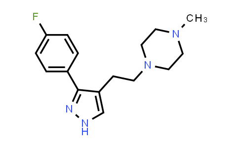 1007071-72-8 | Piperazine, 1-[2-[3-(4-fluorophenyl)-1H-pyrazol-4-yl]ethyl]-4-methyl-