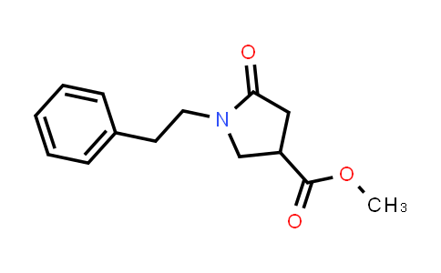 100718-54-5 | 3-Pyrrolidinecarboxylic acid, 5-oxo-1-(2-phenylethyl)-, methyl ester