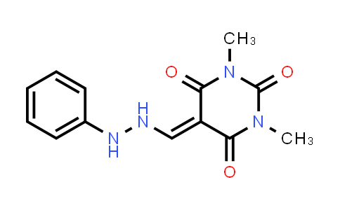 100796-68-7 | 2,4,6(1H,3H,5H)-Pyrimidinetrione, 1,3-dimethyl-5-[(2-phenylhydrazinyl)methylene]-