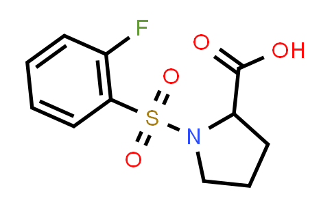 1007962-28-8 | 1-(2-Fluorobenzenesulfonyl)pyrrolidine-2-carboxylic acid