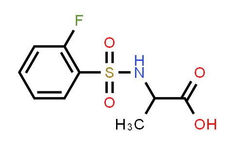 1008050-74-5 | 2-(2-Fluorobenzenesulfonamido)propanoic acid