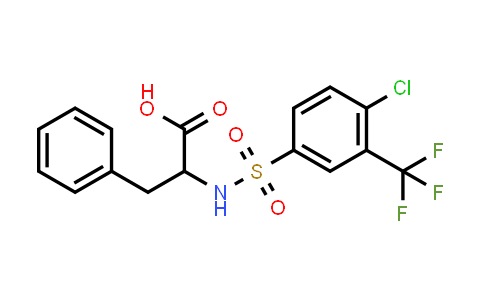1008052-19-4 | 2-[4-Chloro-3-(trifluoromethyl)benzenesulfonamido]-3-phenylpropanoic acid