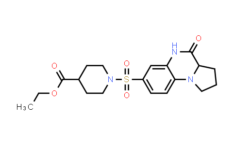 1008946-98-2 | 4-Piperidinecarboxylic acid, 1-[(1,2,3,3a,4,5-hexahydro-4-oxopyrrolo[1,2-a]quinoxalin-7-yl)sulfonyl]-, ethyl ester