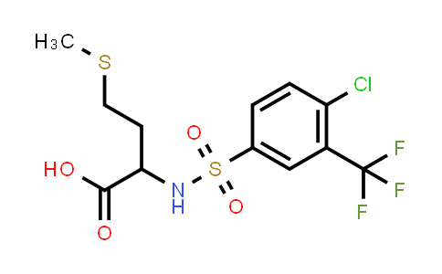1009232-49-8 | 2-[4-Chloro-3-(trifluoromethyl)benzenesulfonamido]-4-(methylsulfanyl)butanoic acid