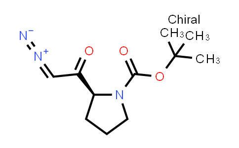 101130-03-4 | 1-Pyrrolidinecarboxylic acid, 2-(2-diazoacetyl)-, 1,1-dimethylethyl ester, (2S)-
