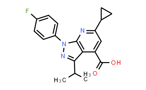1011399-77-1 | 6-Cyclopropyl-1-(4-fluorophenyl)-3-isopropyl-1H-pyrazolo[3,4-b]pyridine-4-carboxylic acid