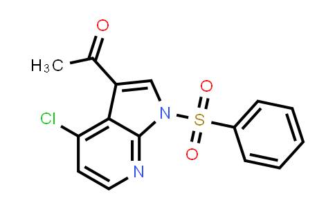 1011711-53-7 | Ethanone, 1-[4-chloro-1-(phenylsulfonyl)-1H-pyrrolo[2,3-b]pyridin-3-yl]-