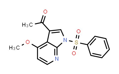 1011711-63-9 | Ethanone, 1-[4-methoxy-1-(phenylsulfonyl)-1H-pyrrolo[2,3-b]pyridin-3-yl]-