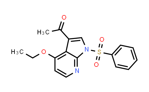 1011711-65-1 | Ethanone, 1-[4-ethoxy-1-(phenylsulfonyl)-1H-pyrrolo[2,3-b]pyridin-3-yl]-