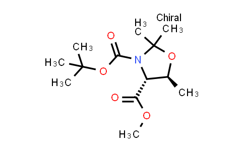 1013028-26-6 | (4R,5S)-3-tert-butyl 4-methyl 2,2,5-trimethyloxazolidine-3,4-dicarboxylate