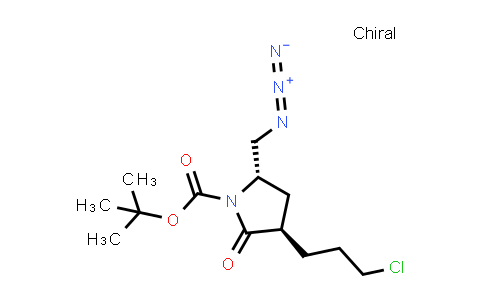 1013937-96-6 | (3R,5S)-tert-butyl 5-(azidomethyl)-3-(3-chloropropyl)-2-oxopyrrolidine-1-carboxylate