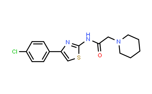 101436-55-9 | 1-Piperidineacetamide, N-[4-(4-chlorophenyl)-2-thiazolyl]-
