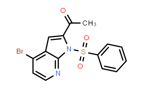 1014612-98-6 | Ethanone, 1-[4-bromo-1-(phenylsulfonyl)-1H-pyrrolo[2,3-b]pyridin-2-yl]-