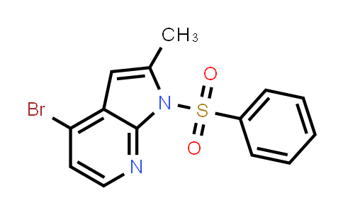 1014613-05-8 | 4-Bromo-2-methyl-1-(phenylsulfonyl)-1H-pyrrolo[2,3-b]pyridine