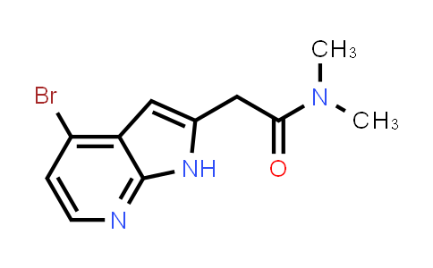 1014613-11-6 | 1H-Pyrrolo[2,3-b]pyridine-2-acetamide, 4-bromo-N,N-dimethyl-