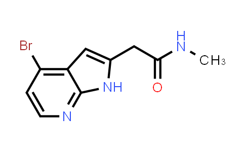 1014613-12-7 | 1H-Pyrrolo[2,3-b]pyridine-2-acetamide, 4-bromo-N-methyl-