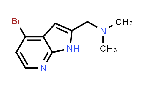 1014613-89-8 | 1H-Pyrrolo[2,3-b]pyridine-2-methanamine, 4-bromo-N,N-dimethyl-