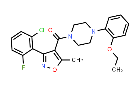 1016491-92-1 | Methanone, [3-(2-chloro-6-fluorophenyl)-5-methyl-4-isoxazolyl][4-(2-ethoxyphenyl)-1-piperazinyl]-