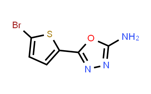 1016734-35-2 | 5-(5-Bromo-2-thienyl)-1,3,4-oxadiazol-2-amine