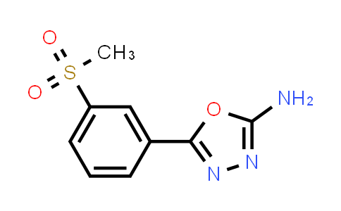 1016764-70-7 | 5-[3-(Methylsulfonyl)phenyl]-1,3,4-oxadiazol-2-amine