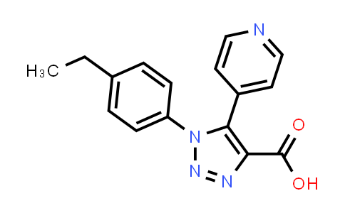 1017415-74-5 | 1-(4-Ethylphenyl)-5-(pyridin-4-yl)-1H-1,2,3-triazole-4-carboxylic acid